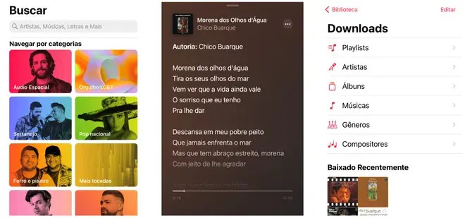 Ouça as principais novidades no Apple Music (Captura de tela: Canaltech/Felipe Freitas)
