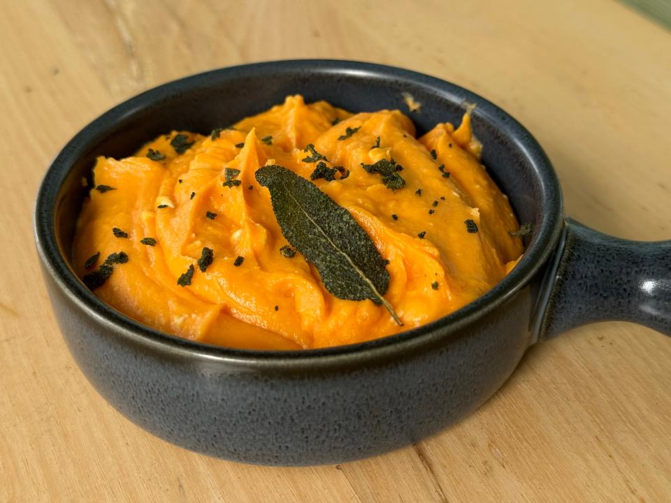 L'Oca d'Oro is selling dishes such as whipped sweet potatoes with fried sage to complement your Thanksgiving meal.