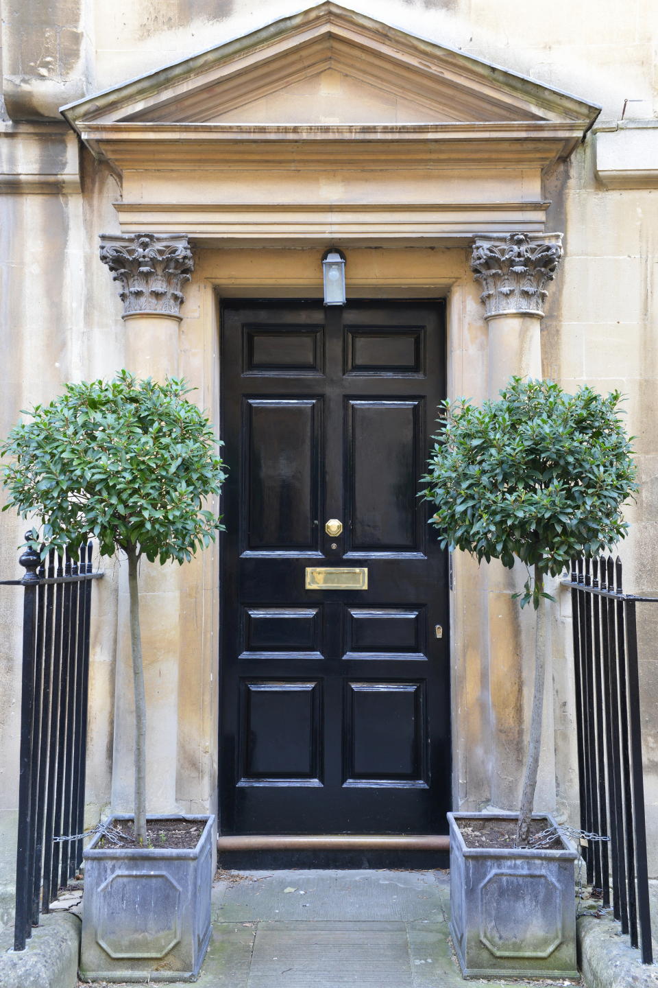 Front Door of a Beautiful Old English Town House