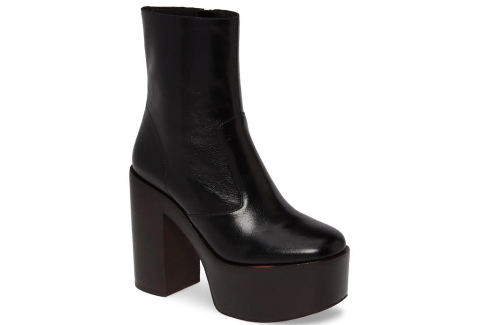 black boots, platform, jeffrey campbell