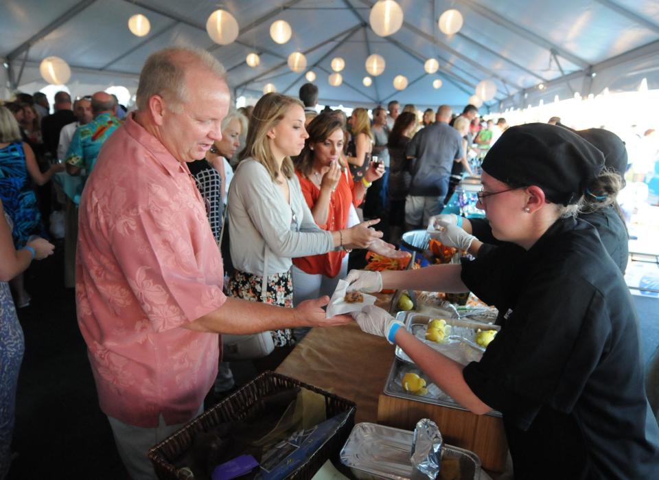 The annual Taste of Wrightsville Beach features samples from restaurants and beer and wine vendors.