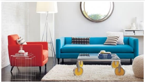 Big Pops of Color in Furniture