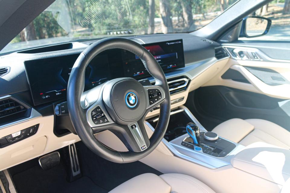 The BMW i4 eDrive40.