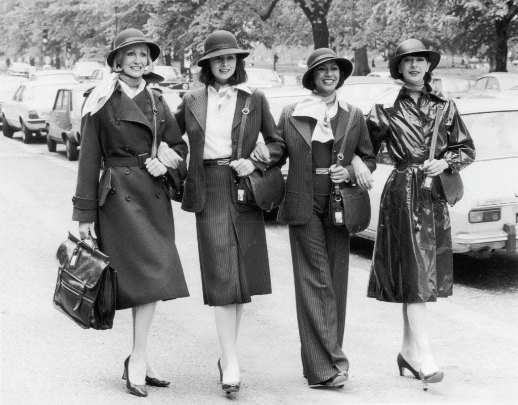 British Airways uniforms in 1977