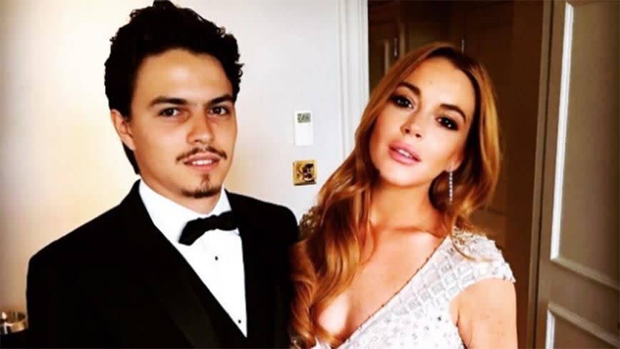 Egor Tarabasov and Lindsay Lohan. Source: Instagram