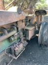 A close up view of a tractor destroyed by the Sand Fire is seen at a farm in the Capay Valley in California