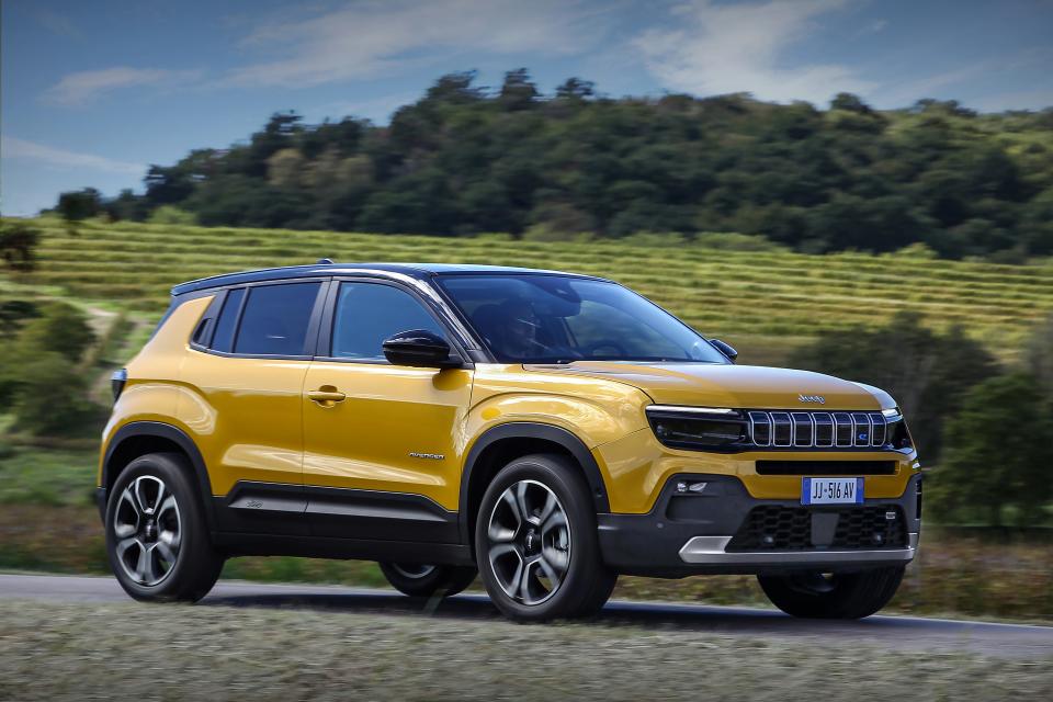 The electric Jeep Avenger SUV is built in Tychy, Poland.