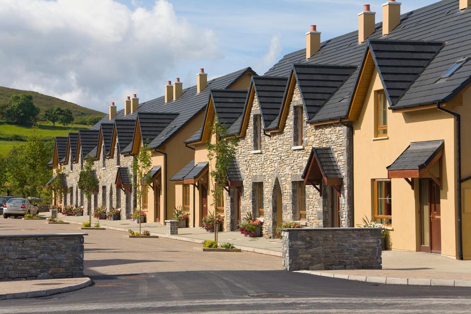 New holiday village housing in Kenmare in the Ring of Kerry.