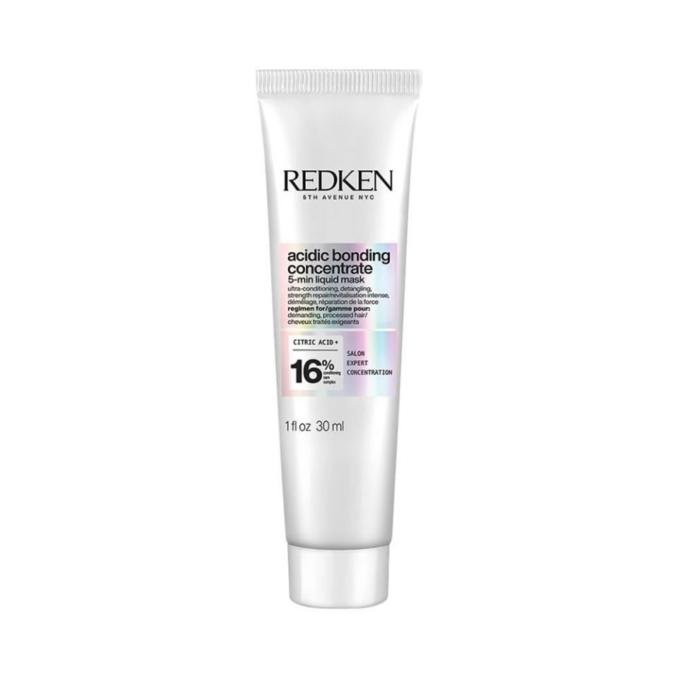 <p><a href="https://go.redirectingat.com?id=74968X1596630&url=https%3A%2F%2Fwww.redken.com%2Fhair-care%2Facidic-bonding-concentrate-intensive-treatment-damaged-hair.html%3Fdwvar_acidic-bonding-concentrate-intensive-treatment-damaged-hair_size%3D150ML&sref=https%3A%2F%2Fwww.elle.com%2Fbeauty%2Fhair%2Fa44664522%2Fhow-to-make-your-hair-grow-faster%2F" rel="nofollow noopener" target="_blank" data-ylk="slk:Shop Now;elm:context_link;itc:0;sec:content-canvas" class="link ">Shop Now</a></p><p>Acidic Bonding Concentrate</p><p>redken.com</p><p>$33.00</p>