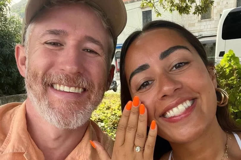 The former co-stars are now engaged