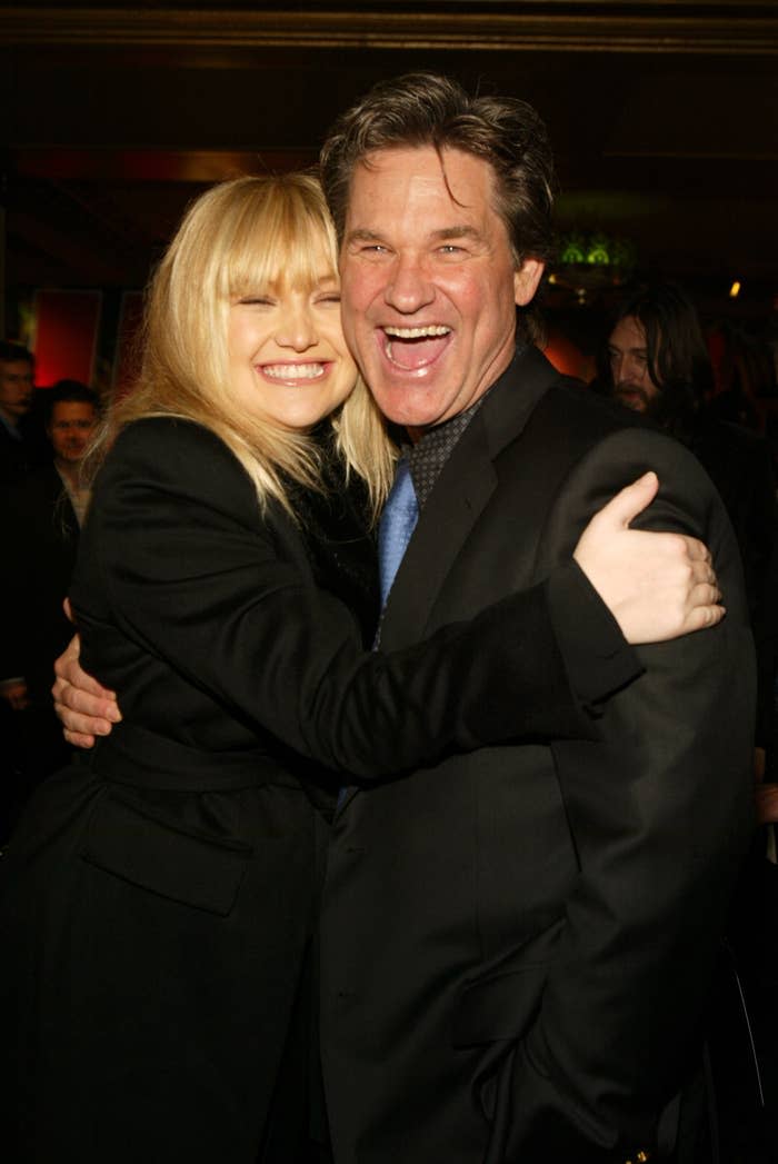 Kate Hudson and Kurt Russell