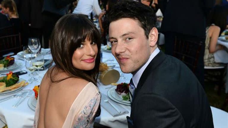 Lea Michele y Cory Monteith