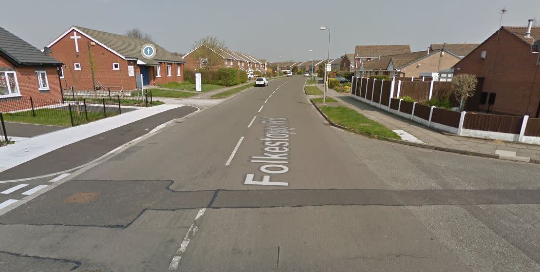 The pensioner was found at a house on Folkestone Road, Southport, Merseyside (Google)