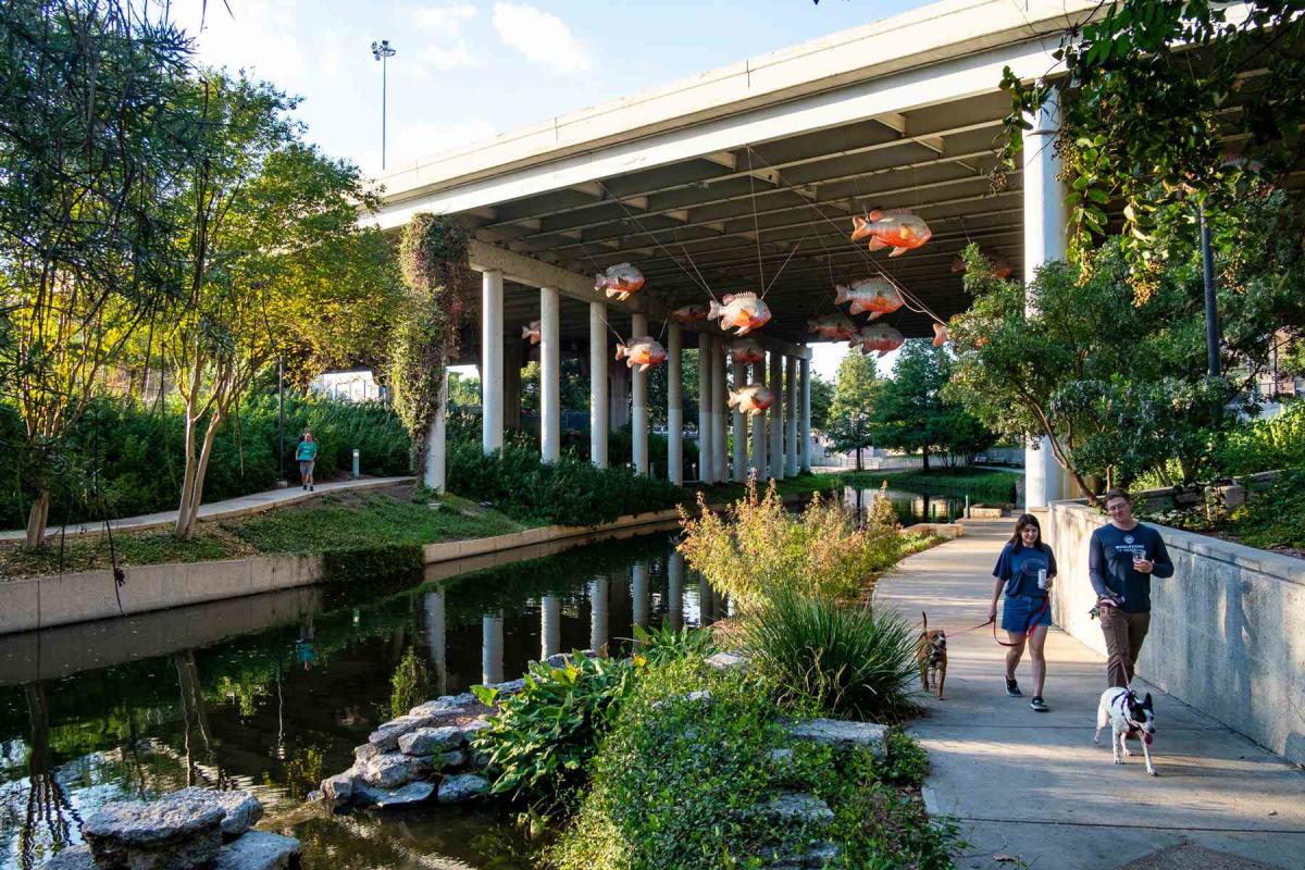 This Section of the San Antonio River Walk Winds Past Some of the City's  Most Exciting Restaurants, Shops, and Hotels