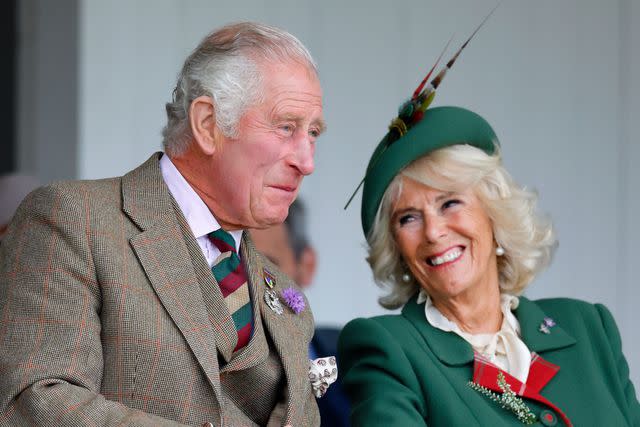 Max Mumby/Indigo/Getty Charles and Camilla attend the Braemar Games in September 2022.