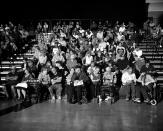 <p>Trump supporters await the candidate at a campaign rally on May 24 in Albuquerque. (Photo: Holly Bailey/Yahoo News) </p>