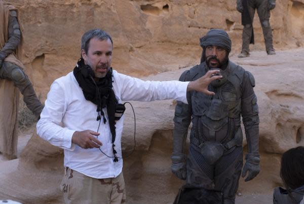 Denis Villeneuve en el set de Dune (Fuente: Vanity Fair)