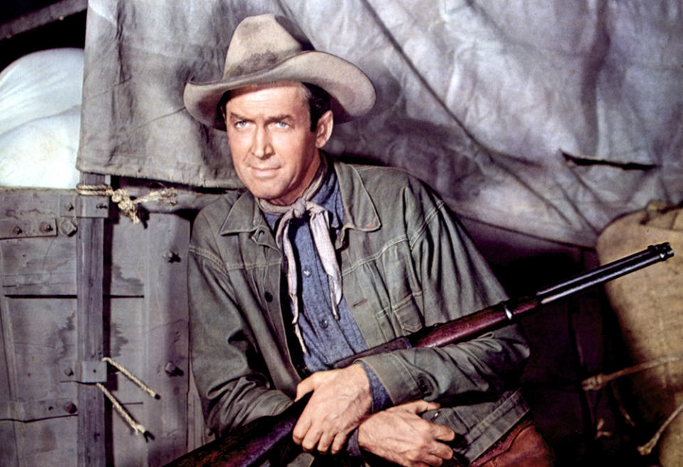 BEND OF THE RIVER, James Stewart, 1952