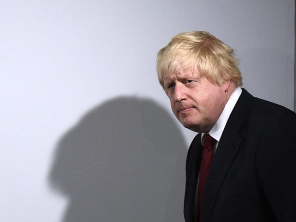 Boris Johnson called report ‘complete tripe’ and described committe members as ‘Mystic Megs’ (AP)