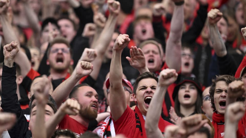 Leverkusen's fans have not seen their side lose a game this season. - Kirill Kudryavtsev/AFP/Getty Images