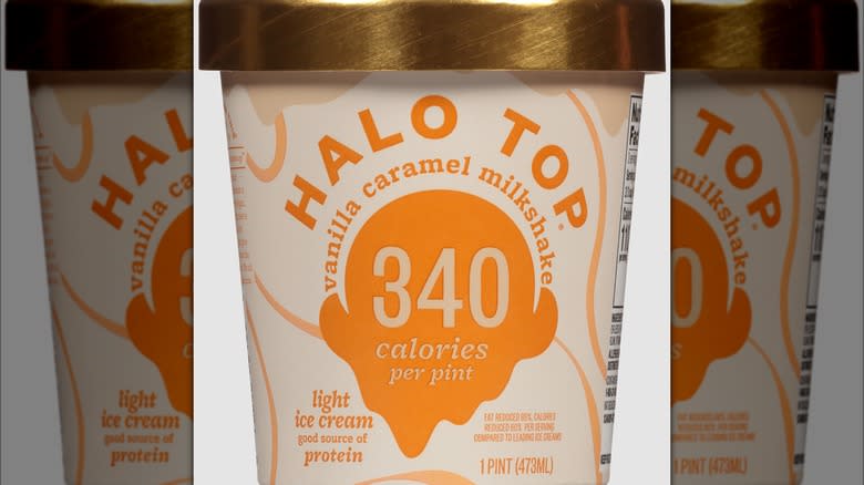 halo top vanilla caramel milkshake