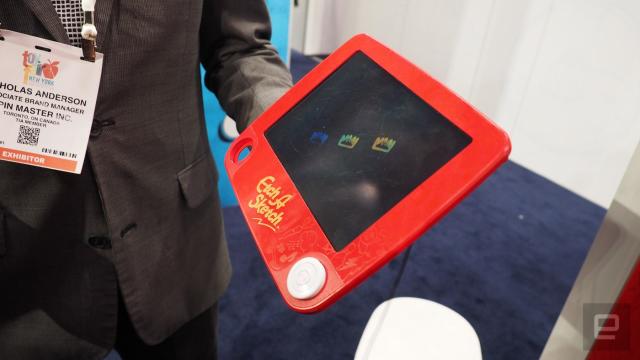 The Etch A Sketch gets an LCD makeover but retains its magic