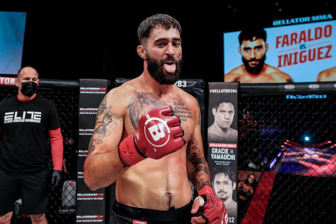 Undefeated Roman Faraldo of American Top Team fights for Bellator MMA.