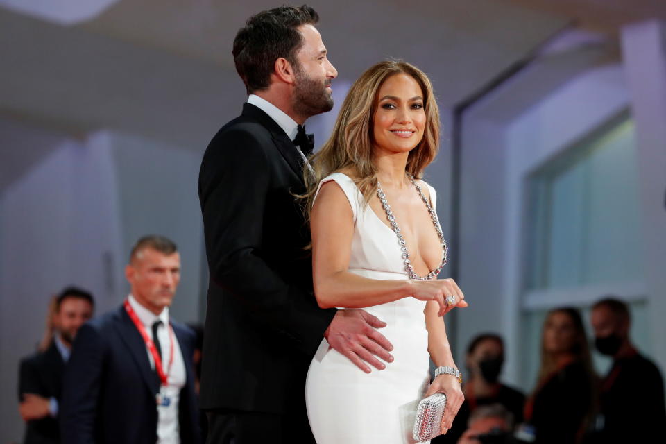 Jennifer Lopez y Ben Affleck. REUTERS/Yara Nardi