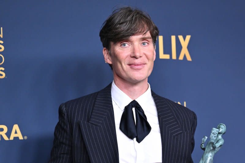 Cillian Murphy and "Oppenheimer" are nominated at the Academy Awards. File Photo by Chris Chew/UPI