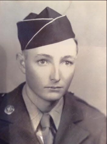 A photo taken of Delaware County resident Gene Moody during his service in World War II