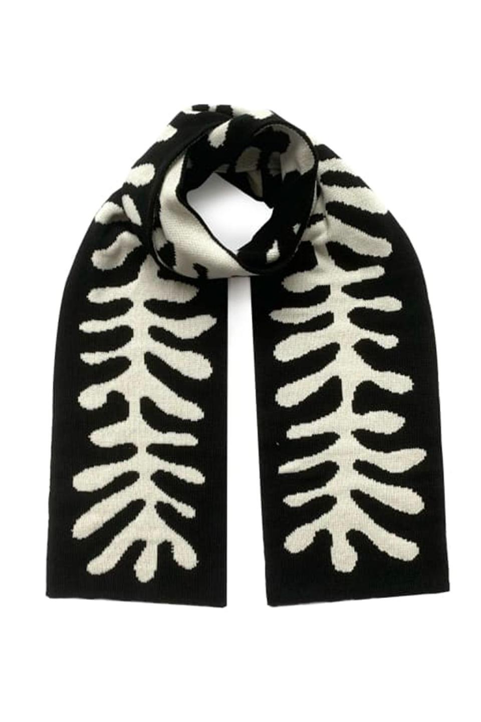 Organic Shape Wool & Cashmere Scarf