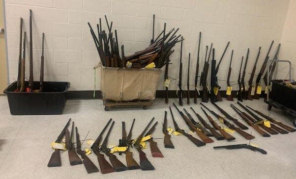 A Dec. 3 gun buyback program sponsored by Summit County and hosted by the Arlington Church of God collected 233 firearms.