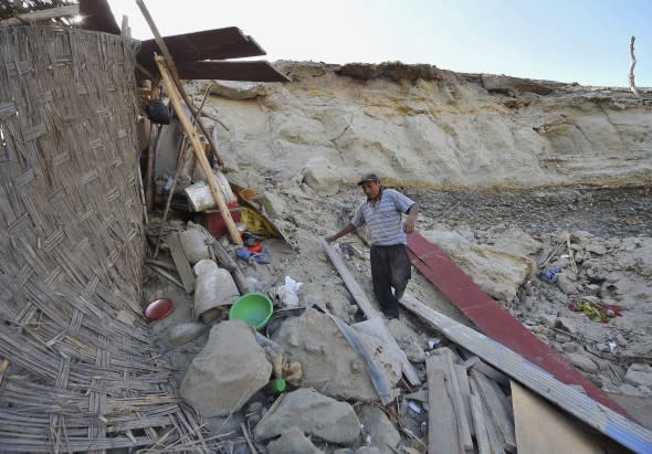 Peru Earthquake AP