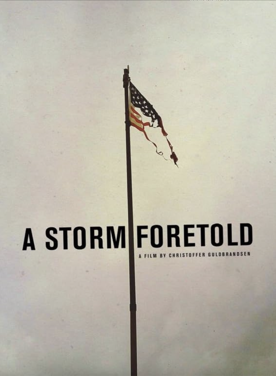 A poster for 'A Storm Foretold'