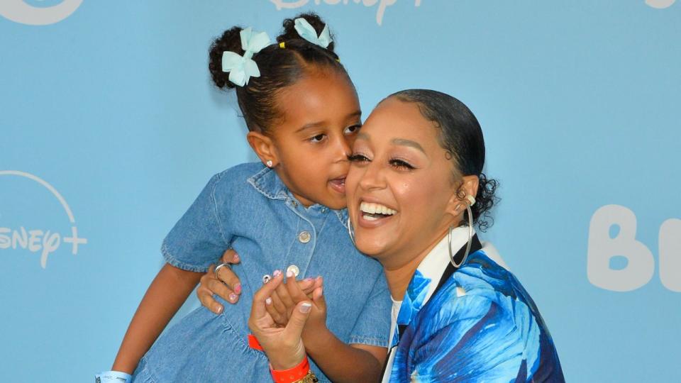Tia Mowry and Daughter Cairo. Photo by Jerod Harris/Getty Images.