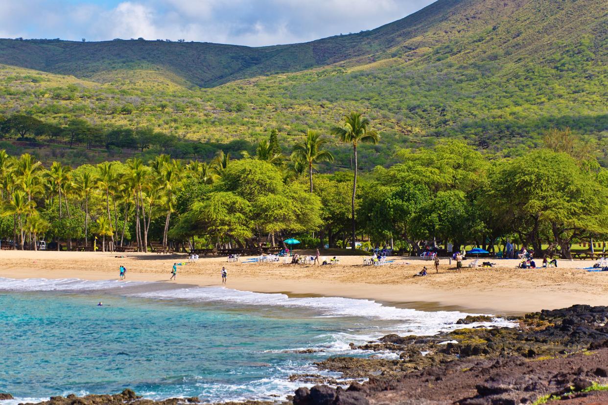 Hulopoe Beach, Lanai, Hawaii