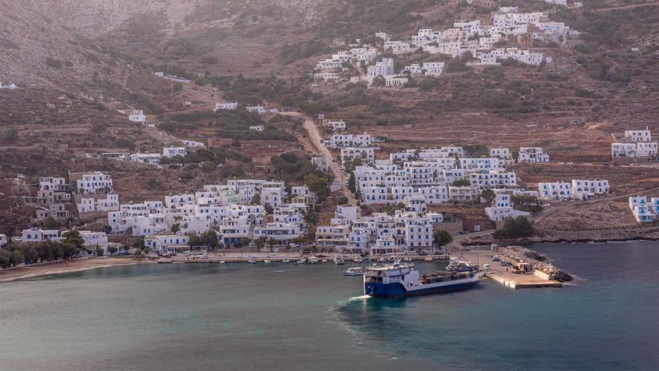 PHOTO: View of Amorgos Island in Greece. (STOCK PHOTO/Adobe Stock)