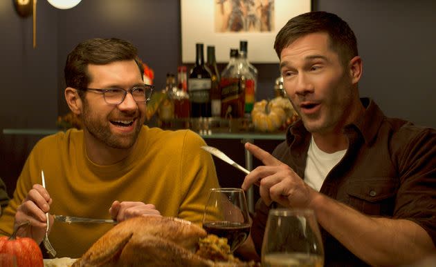 Billy Eichner (left) and Luke MacFarlane star in 