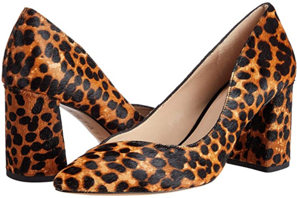 1 state, leopard print pumps