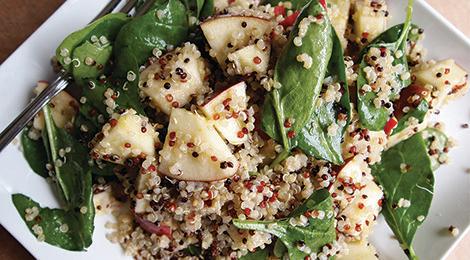 Quinoa is love. Recipe: Apple-Citrus Quinoa Salad