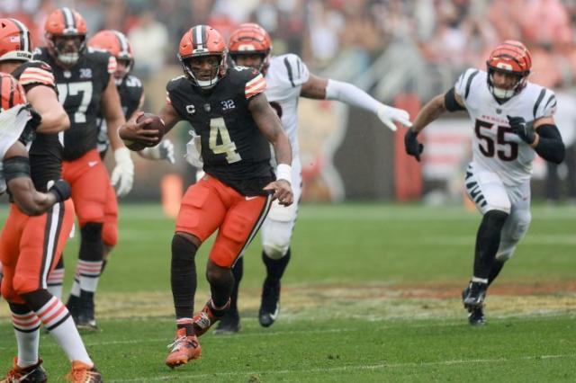 In photos: NFL: Cleveland Browns overwhelm Cincinnati Bengals