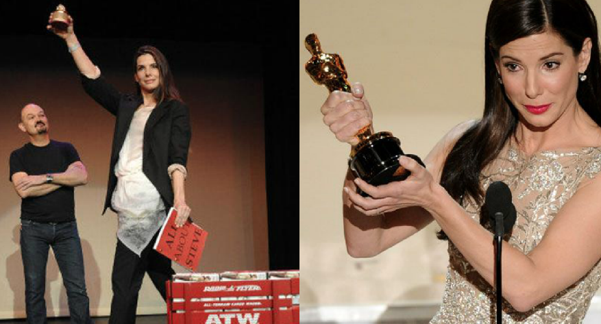 Sandra Bullock recibió un Oscar y un Razzie el mismo año. Foto: YouTube