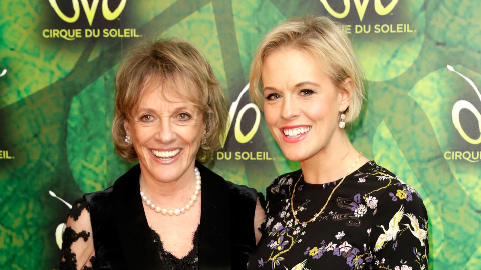 Esther Rantzen with her daughter Rebecca Wilcox. (Getty Images)