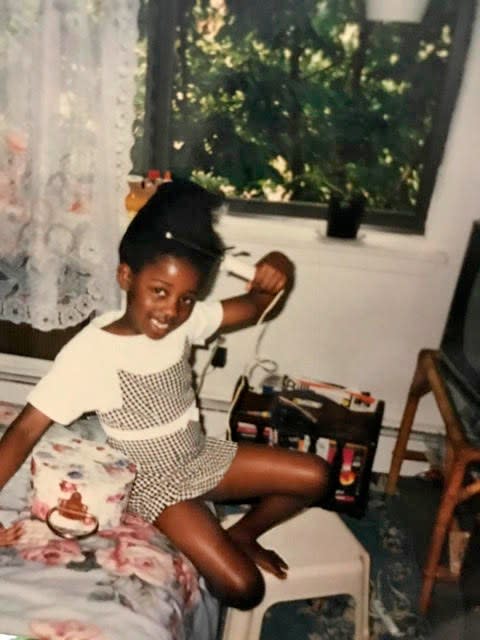 <cite class="credit">1999: Learning how to use a curling iron in South Orange, New Jersey</cite>