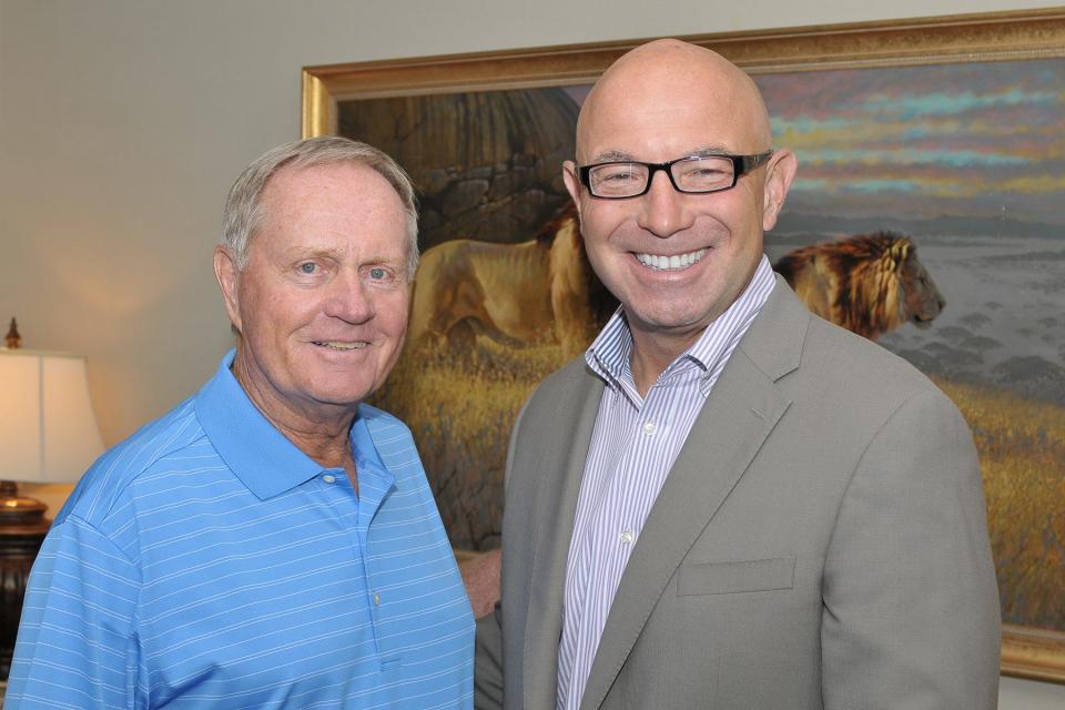 Jack Nicklaus and Tim Rosaforte