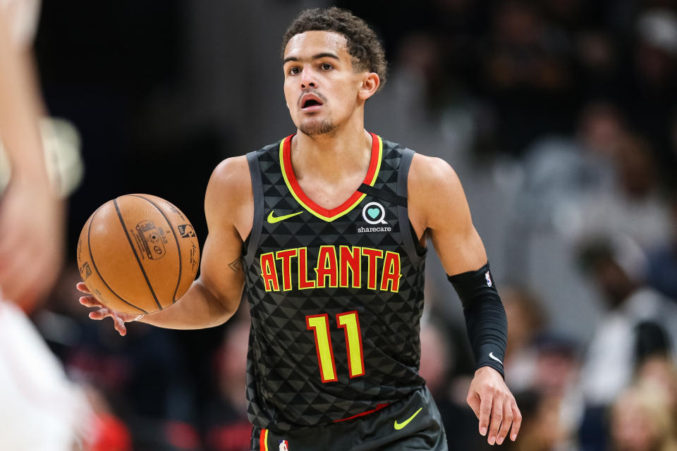 The Hawks tanked after a decade-long playoff run, landing likely All-Star Trae Young as a result. (Carmen Mandato/Getty Images)