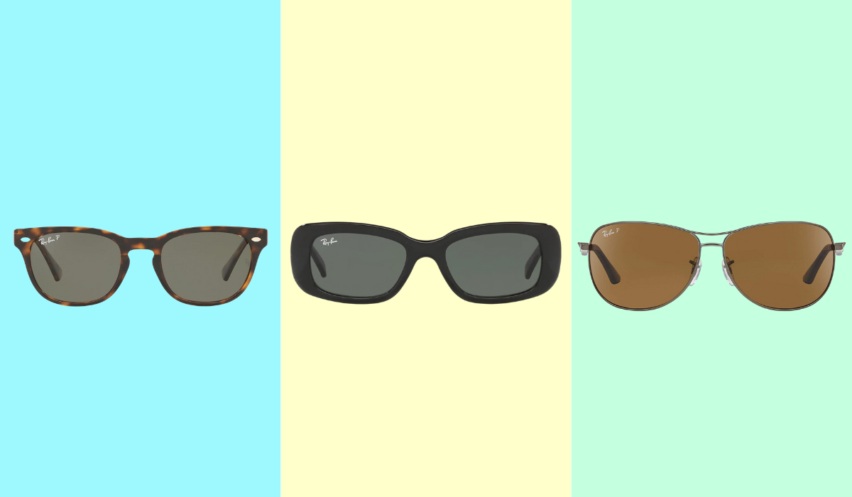 ray-ban sunglasses in three styles