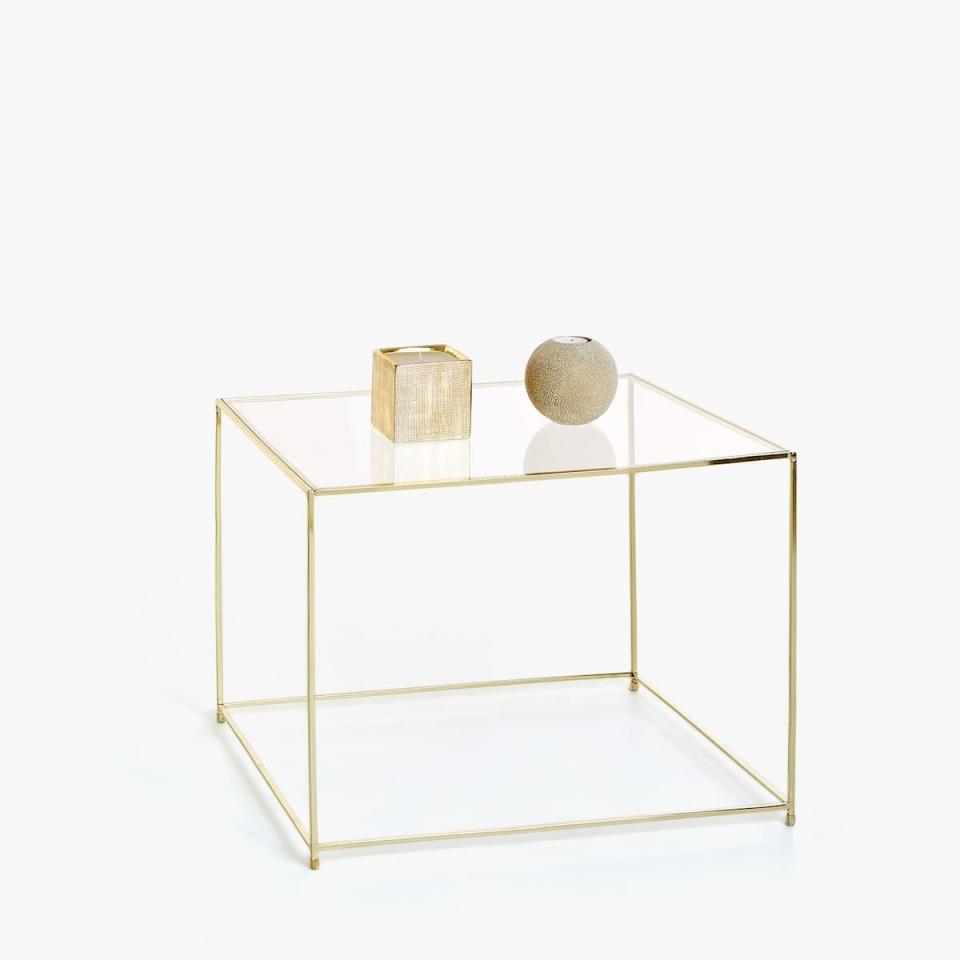 <p>Use it as a bedside table, a coffee table, or just a side table — the clear top makes it perfect for small spaces.</p> <p><strong>Shop It Here:</strong> Small table with methacrylate top and golden frame, $99.90, <a rel="nofollow noopener" href="https://www.zarahome.com/us/d%C3%A9cor/furniture/small-table-with-methacrylate-top-and-golden-frame-c1020117192p300479479.html?colorId=303&parentId=300484464" target="_blank" data-ylk="slk:zarahome.com;elm:context_link;itc:0;sec:content-canvas" class="link ">zarahome.com</a></p>