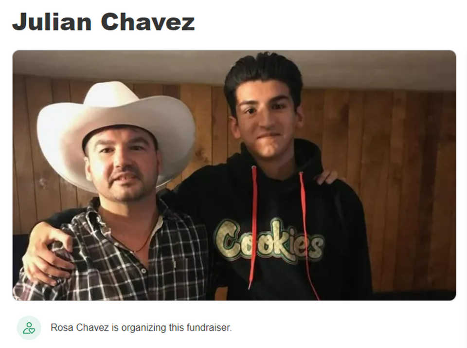 Julian Chavez, 19, was killed by gunfire inside his car in Kennewick.