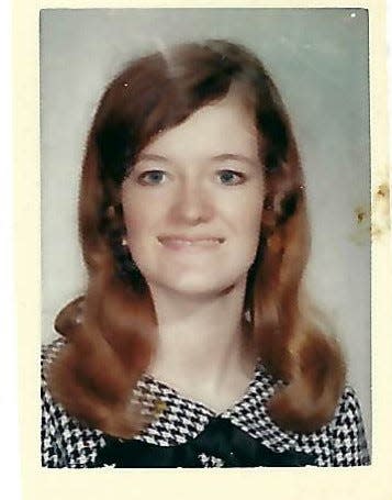 Rita Curran, as shown in a school picture taken at Milton Elementary School, in either 1969 or 1970, while she was a second-grade teacher.